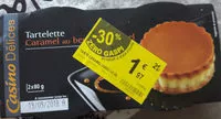 Mängden socker i Tartelette Caramel au beurre demi-sel