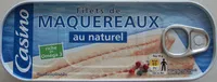 Mängden socker i Filets de maquereaux au naturel