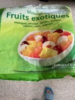 Mängden socker i Mélange de fruits exotiques