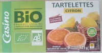 Mängden socker i Tartelettes citron
