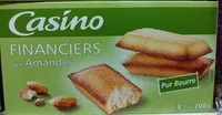 Mängden socker i Financiers aux amandes