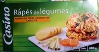 Mängden socker i Râpés de légumes Pommes de terre - Courgettes - Carottes