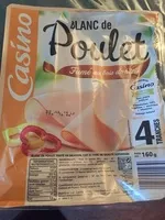 Mängden socker i Blanc de poulet fumé au bois de hêtre 4 tranches