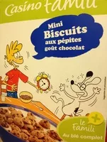 Mängden socker i Mini Biscuits aux pépites goût chocolat