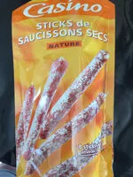 Mängden socker i Sticks de saucissons secs nature