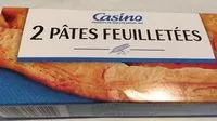 Mängden socker i Lot de 2 Pâtes feuilletées prêtes à dérouler