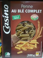 Mängden socker i Penne rigate au blé complet Casino