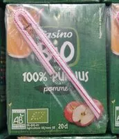 Mängden socker i 100% pur jus pomme