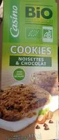 Mängden socker i Cookies Noisettes & Chocolat
