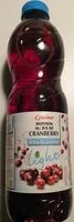 Mängden socker i CRANBERRY LIGHT Teneur en fruits 25% minimum