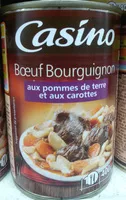 Mängden socker i Boeuf bourguignon aux pommes de terre et aux carottes