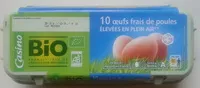 Mängden socker i 6 / 10 Oeufs frais de