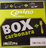 Mängden socker i Box Carbonara
