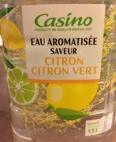 Mängden socker i Eau aromatisee saveur citron -citron vert
