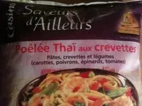 Mängden socker i Poêlée thaï aux crevettes et aux légumes