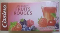 Mängden socker i Infusion fruits rouges