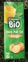 Mängden socker i 100% Pur jus orange