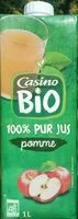 Mängden socker i Jus de pomme BIO