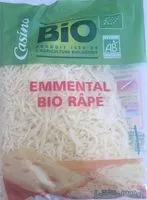 Mängden socker i Emmental bio râpé