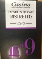 Mängden socker i capsules de café Espresso Ristretto