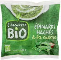 Mängden socker i Epinards hachés à la crème Bio