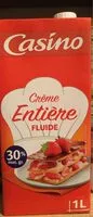 Mängden socker i CASINO Crème Entière FLUIDE 30 % de mat. gr.