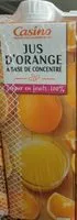 Mängden socker i Jus d'orange