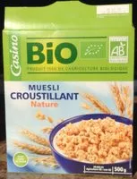 Mängden socker i Muesli croustillant nature Bio