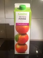 Mängden socker i 100% Pur Jus pomme Flash pasteurisé