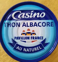 Mängden socker i Thon Albacore Pavillon France au naturel