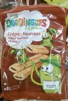 Mängden socker i Crêpes fourrées coeur choco