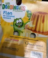 Mängden socker i Flan au caramel coulant
