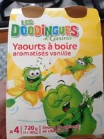 Mängden socker i Yaourt à boire aromatisés vanille