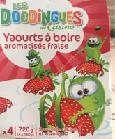 Mängden socker i yaourt à boire aromatisés fraise