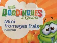 Mängden socker i Mini fromages frais aux fruits et aromatisés