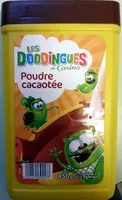 Mängden socker i Poudre cacaotée 7 vitamines