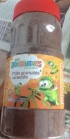 Mängden socker i P'tits granulés cacaotés 400 g - 7 vitamines et calcium - les doodingues de casino