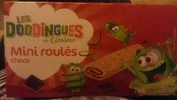 Mängden socker i mini roulés chocolat