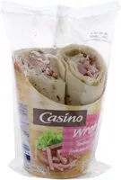 Mängden socker i Wrap Jambon et fromage de brebis – Sauce au yaourt, Galette de blé aux graines de lin