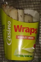 Mängden socker i Wrap Poulet Sauce au fromage blanc et au fromage