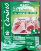 Mängden socker i Jambon Supérieur découenné dégraissé