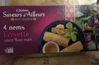 Mängden socker i 4 nems à la crevette