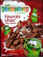 Mängden socker i Fourrés choc' cœur choco