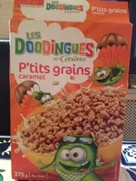 Mängden socker i P'tits grains caramel au miel
