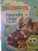 Mängden socker i Fourrés choc' cœur lait 7 vitamines et fer