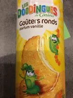 Mängden socker i Goûters ronds parfum vanille