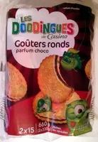 Mängden socker i Goûters ronds parfum choco