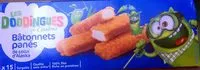 Mängden socker i Bâtonnets de filets de colin d'Alaska panés