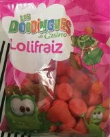 Mängden socker i Fraises LOLIFRAIZ