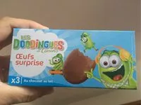 Mängden socker i de Oeufs surprise